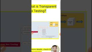 What is Transparent Box Testing  1 min  Software Testing Shorts 98 [upl. by Wsan]