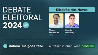 ELEIÇÕES MUNICIPAIS ACOMPANHE O DEBATE DOS CANDIDATOS DE RIBEIRÃO DAS NEVES [upl. by Assilaj]