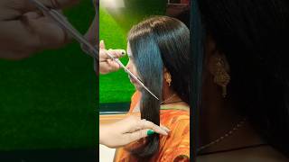 Long hair cutting ✂️✂️haircutshort hair cuttinghair hackshort shorts youtubeshorts [upl. by Belinda]