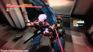 Metal Gear Rising Revengeance  R04 All Ranked Fights S Rank No Damage Revengeance [upl. by Keri184]