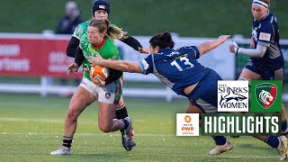 Highlights  Sale Sharks Women v Leicester Tigers [upl. by Apfel]