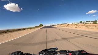 Sandia Speedway session 2 2018 Yamaha MT09 [upl. by Aicetal]