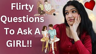 7 Flirty Questions To Ask To A Girl Decent amp Flirty  Mayuri Pandey [upl. by Sergius]