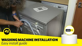 How to Install a Washing Machine Easy Guide [upl. by Littell]