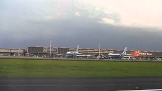 KLM Cityhopper Fokker 70 Take Off from Amsterdam Schiphol [upl. by Molini455]