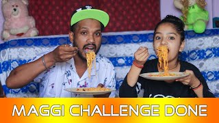 Maggi Challenge  2 Minute Maggie Challenge  SD KING amp PRAPTI SD KING VLOGS [upl. by Nollahs]