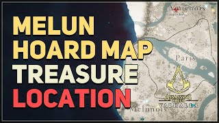 Melun Hoard Map Treasure Location Assassins Creed Valhalla [upl. by Servetnick]