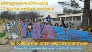 Rétrospective 17 ans déducation musicale à Tavan [upl. by Leiand]