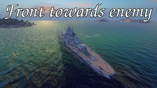 World of Warships Blitz  Premium French battleship quotBourgognequot review [upl. by Patric]