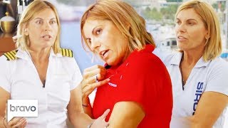 Captain Sandy Yawns Best Leadership Moments On Below Deck Mediterranean  Bravo [upl. by Octavius952]