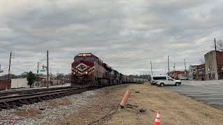 Trains in Austell Ga 1624 [upl. by Erv105]