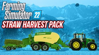 STRAW HARVEST PACK NOVÉ ROZŠÍŘENÍ DO FARMINGU ZDARMA  Farming Simulator 22 [upl. by Kincaid]