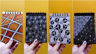 Zentangle Pattern IdeaZentangle Tutorial StepbyStep ZenDoodle Idea [upl. by Adnhoj]