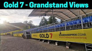 Gold 7 TER amp BIS Spa Francorchamps Grandstand Views  2023 Belgian GP [upl. by Jonati183]