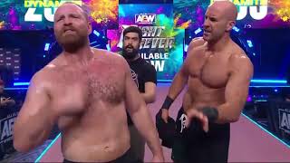 Jon Moxley mocks Randy Orton and Roman Reigns RKO and Spear [upl. by Aloek]