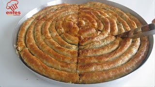 ÖYLE BİR BÖREK TARİFİM VARKİ 😉 ÇITIR ÇITIR YİYENLER BİR DAHA İSTEYECEK 😍 OKLAVASIZ EL AÇMALI 👍💯 [upl. by Volnay]