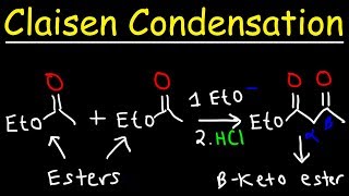 Claisen Condensation Reaction Mechanism [upl. by Thorpe]