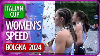 FASI Italian Cup  Speed Finals  Bologna  Womens  2024 [upl. by Eat]