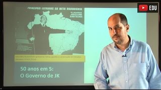 Videoaulas Poliedro  Enem  50 anos em 5 O governo de JK [upl. by Llevron]