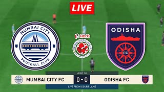 🔴LIVE  Mumbai City FC vs Odisha FC  Hero Indian Super League Match [upl. by Zaremski988]