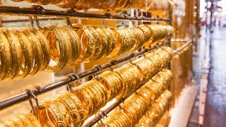 Dubais Gold Souk  A Look Inside the Dubai Gold Market [upl. by Meras]