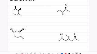 51 Drawing enantiomers [upl. by Nhoj524]