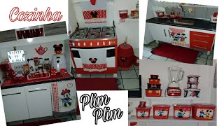 Vlog transformacao na Cozinha Minnie e Mickey [upl. by Valley]