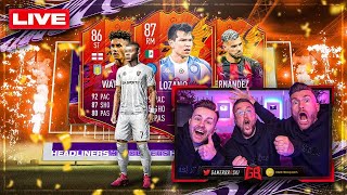 XXL HEADLINERS Team 2 PACK OPENING 🔥 FIFA 21 Live Dual Stream ft Tisi 😱 [upl. by Sundberg]