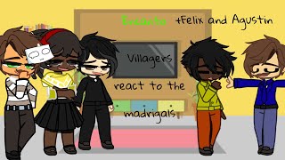 Encanto Villagers  Felix and Agustin react to the madrigals part 1 [upl. by Magdalena]