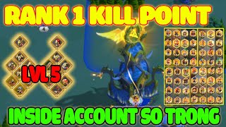 I Found RANK 1 Kill Point Account in Young Kingdom With 66 Legendary Gears in Rise of Kindoms [upl. by Urania]