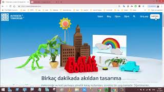 Tinkercad Nedir Tincercad ilk işlemler [upl. by Enerahs]