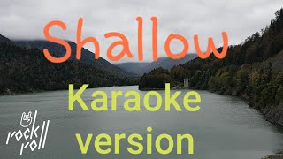 Shallow karaoke with lyrics [upl. by Mcilroy]