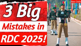 2025 RDC Selection Big Mistakes by Cadets ❌  10MPBattalionNCCUjjain [upl. by Calvina]