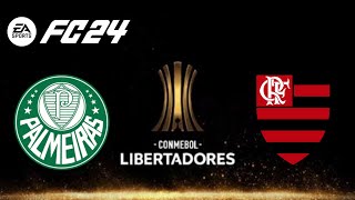 PALMEIRAS VS FLAMENGO  FINAL DA LIBERTADORES 🏆 EA FC24 [upl. by Annoya]