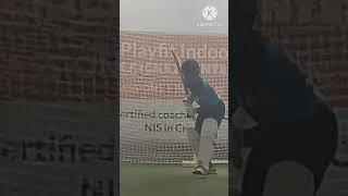 Quality practice at playfit indoor nets  Bhavya Singhania [upl. by Imalda321]