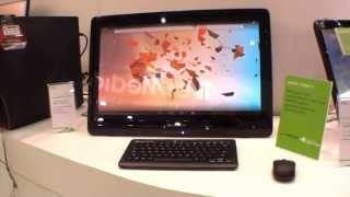 Packard Bell N1240 Android All In One PC  Deutsch [upl. by Suoilenroc]