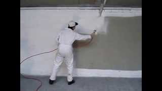 S R Epoxy Wall Airless Spray [upl. by Acima]