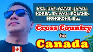 CROSS COUNTRY to CANADA buhaycanada pinoycanada filipinocanada canadalife [upl. by Ettezus]