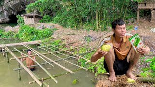 Planting chayote and luffa to clean up and build a new life  rural life [upl. by Dareen]