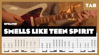 Nirvana  Smells Like Teen Spirit  Guitar Tab  Lesson  Cover  Tutorial [upl. by Hollyanne]