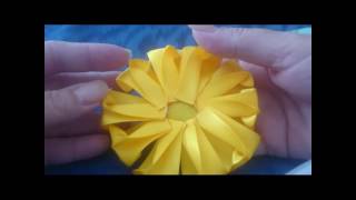 Flori Kanzashi din panglica de satin [upl. by Stilu]