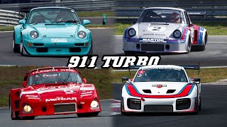 Porsche 911 Turbo racecar compilation  911 930 934 935 K3 964 993 GT2 996 GT2R 997 991 GT2 [upl. by Othilia]