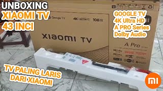 Unboxing TV Xiaomi A Pro 32 Inci  Android TV TERLARIS saat INI [upl. by Letsirk]