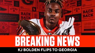 BREAKING Georgia Bulldogs CROWNED with No 1 Recruiting Class in 2024 Cycle with 5⭐️ KJ Bolden FLIP [upl. by Silva]