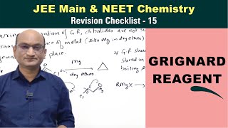 Grignard Reagent  Revision Checklist 15 for JEE amp NEET Chemistry [upl. by Averil974]