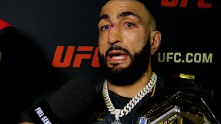 BELAL MUHAMMAD REACTS TO BECOMING THE NEW UFC WELTERWEIGHT CHAMPION AT UFC 304 [upl. by Drarreg]