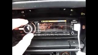 DABAutoradio Sony CDXDAB700U Test Iphone 4 [upl. by Vanna571]