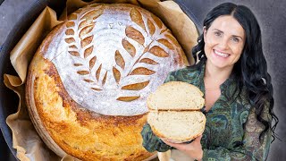 Sourdough Bread Recipe  So EASY [upl. by Yadsnil]