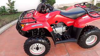 Cuatrimoto Honda Fourtrax 250cc 2016 [upl. by Nerrag857]