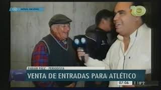 Pasaron la noche en la calle por una entrada par Atlético vs River [upl. by Dirgis]